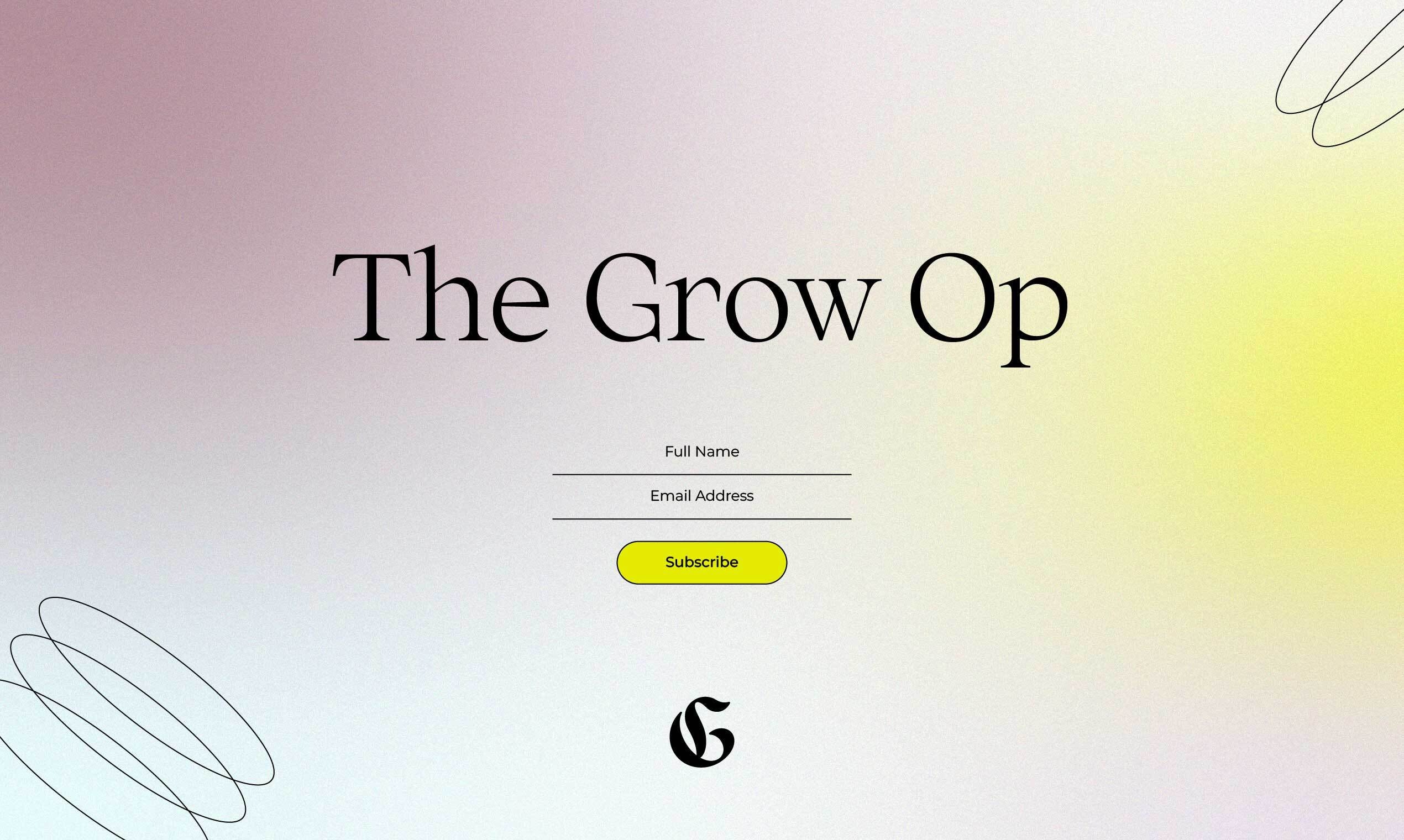 The Grow Op Nonfluffy growth marketing insights