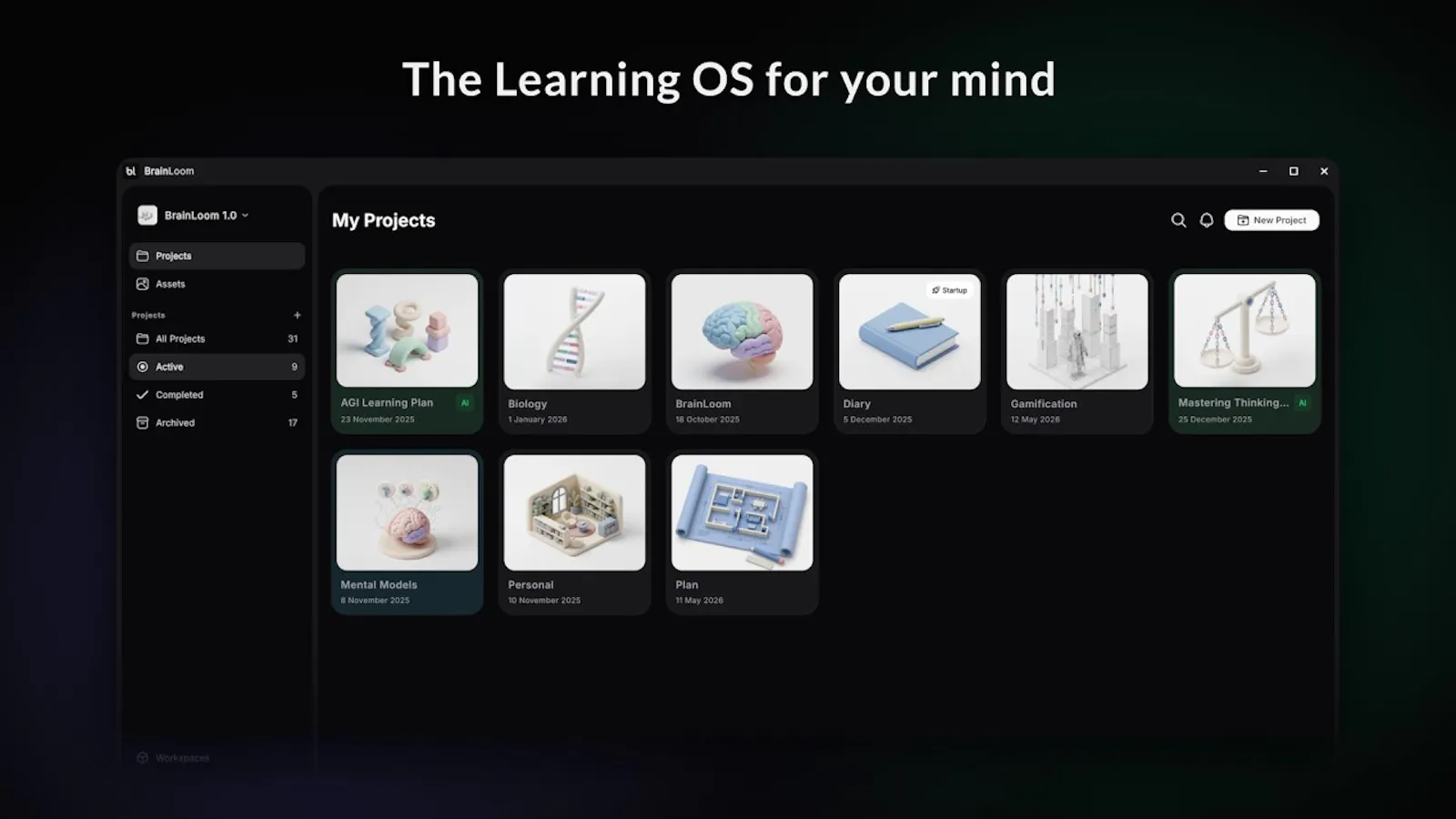 BrainLoom 1.2 screenshot 1 (video preview)