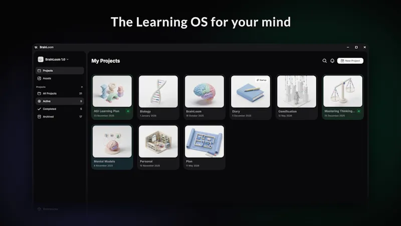 BrainLoom 1.2 screenshot 1 (video preview)