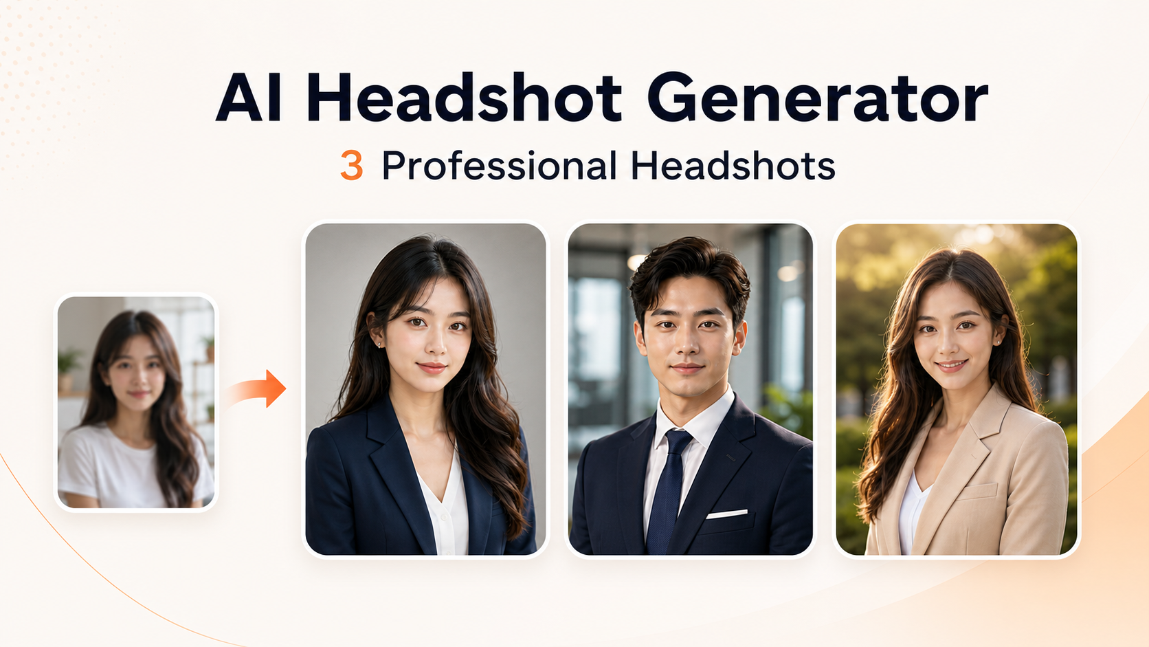 AI Headshot Generator for job seekers gallery image