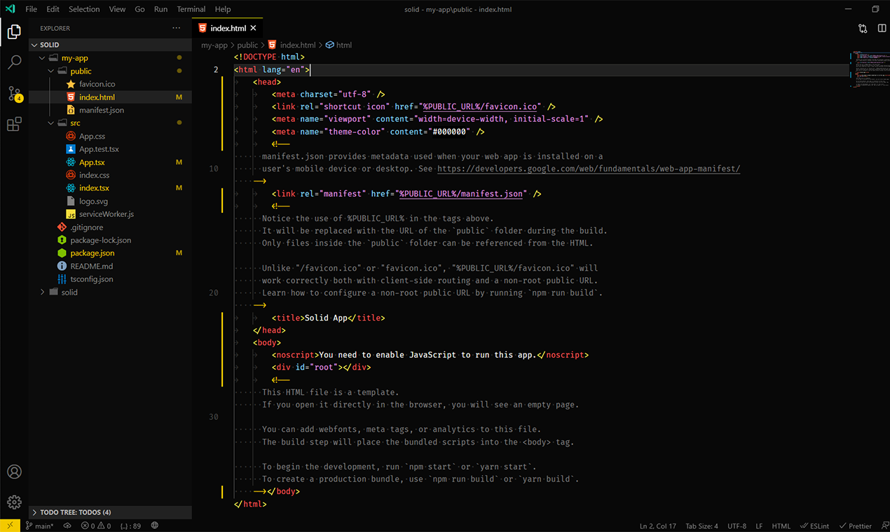 Deepdark Material Theme gallery image