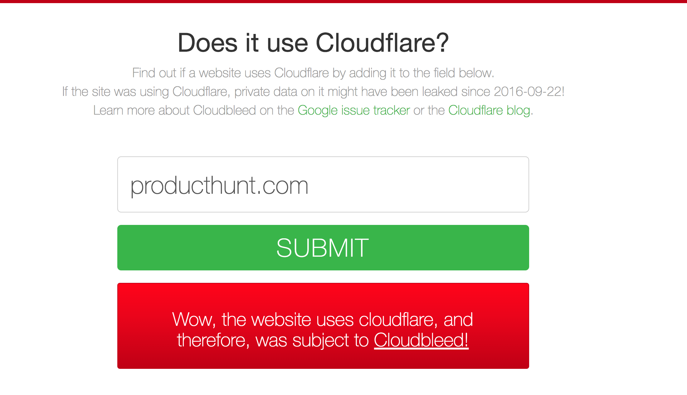 Does it use Cloudflare? Image