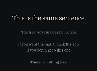 The Obvious Thing - Screenshot 3 showing product features and functionality