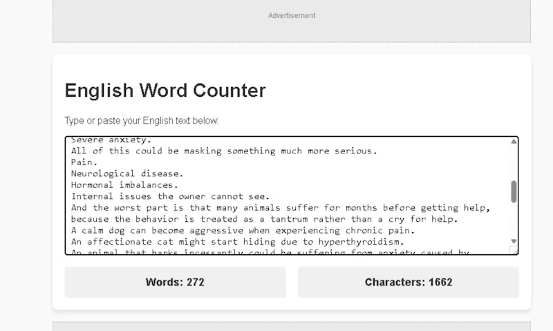 English Word & Character Counter screenshot 3