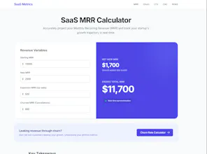 SaaS Metrics Box gallery image
