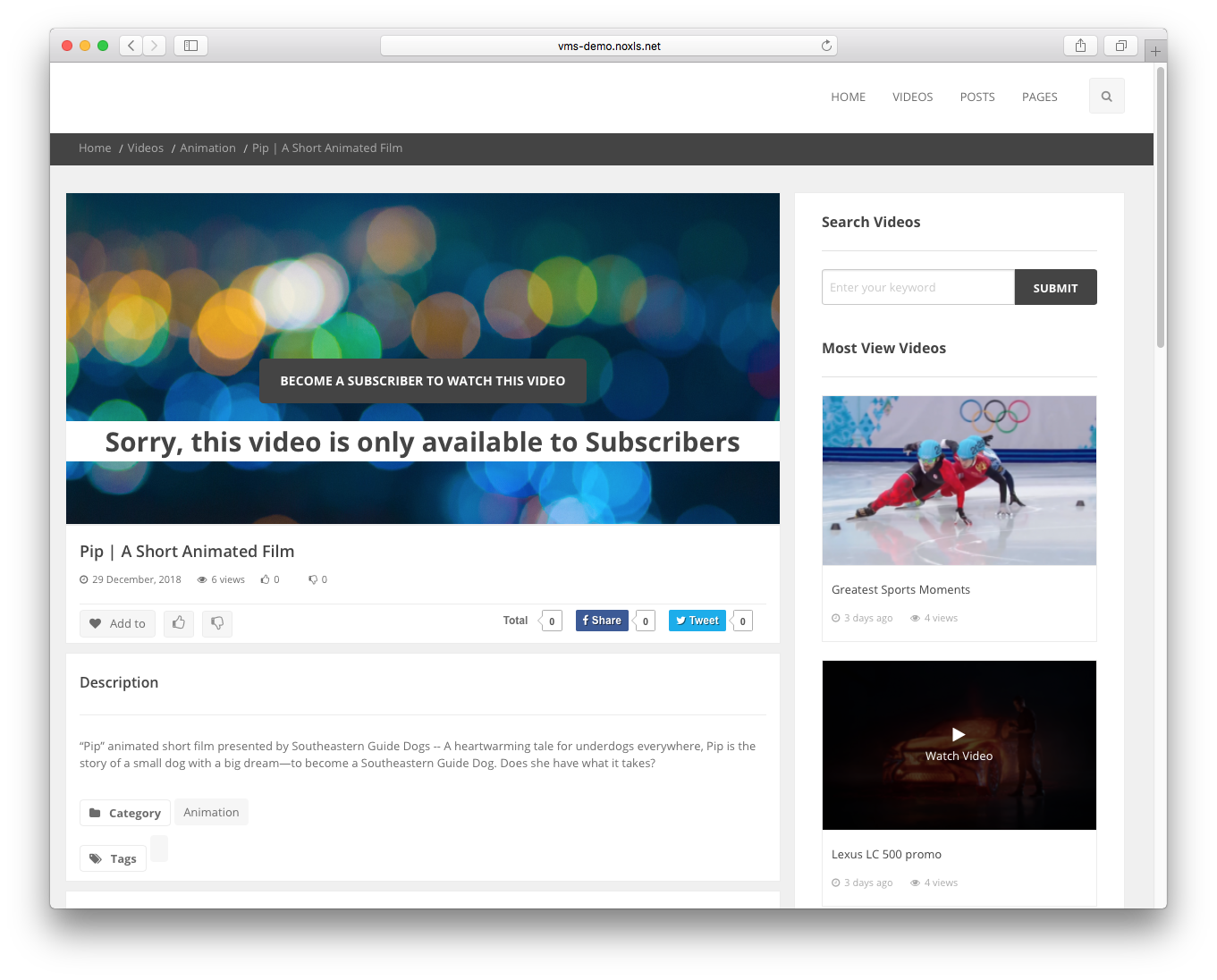 VMS - Video Subscription Platform gallery image
