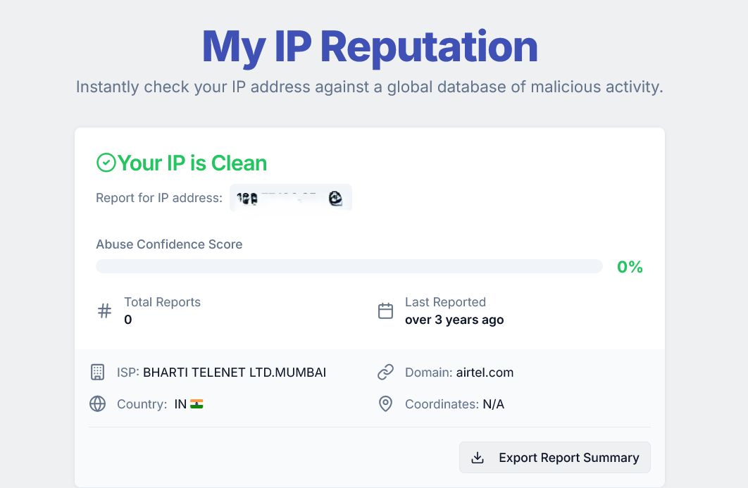 IP Reputation Lookup gallery image