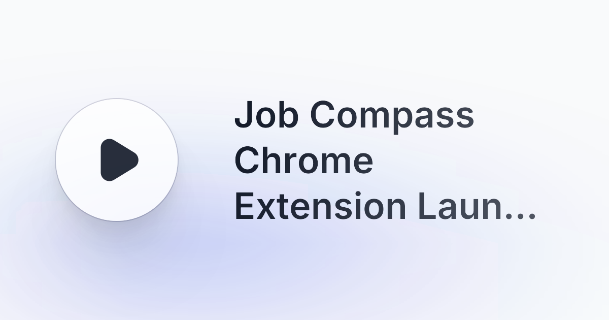 Job Compass v1.1.0 gallery image