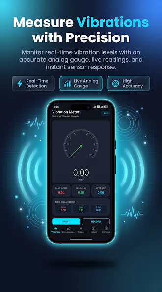Vibration Meter - Tremor Meter logo