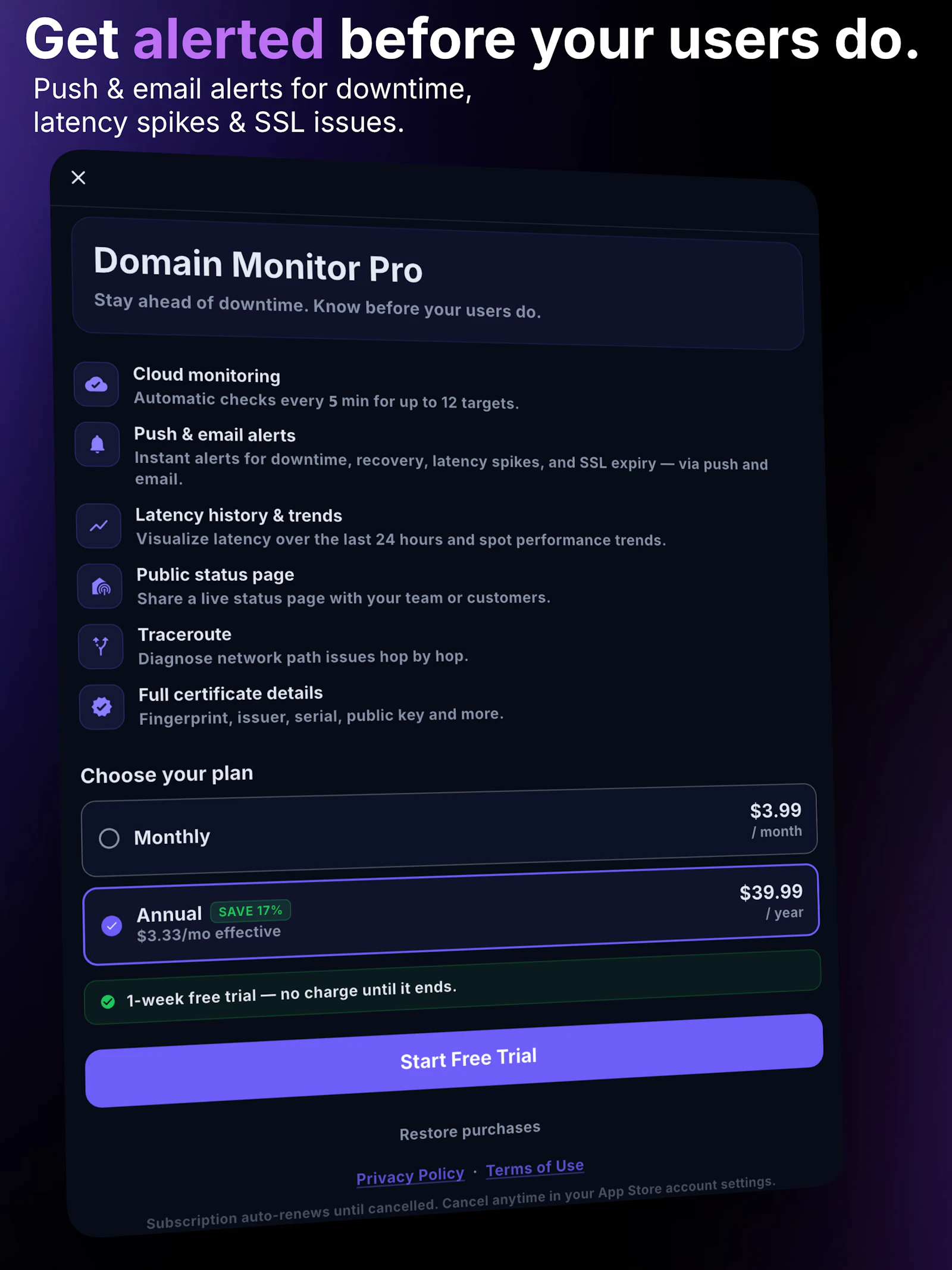 Domain Monitor by SamTech screenshot 4