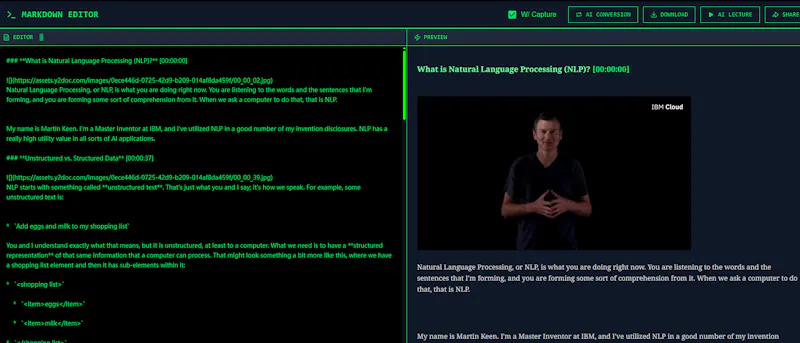 Y2Doc screenshot 2