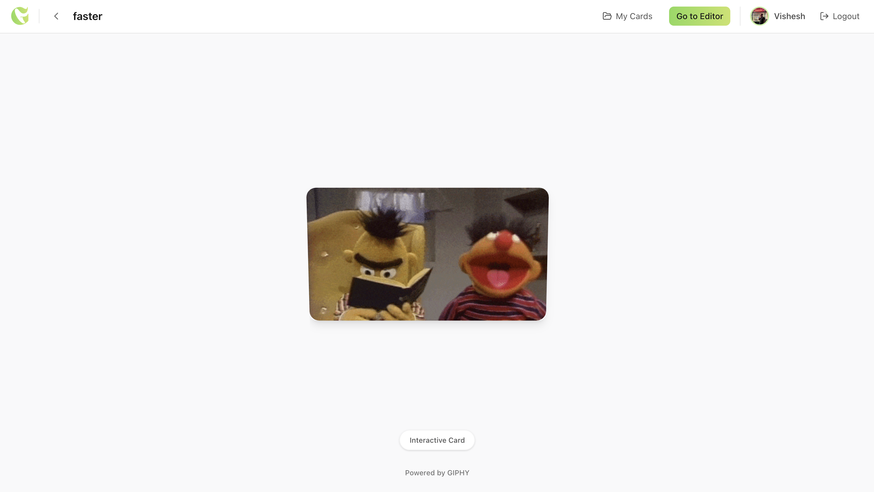 gifcard - Screenshot 5 showing product features and functionality