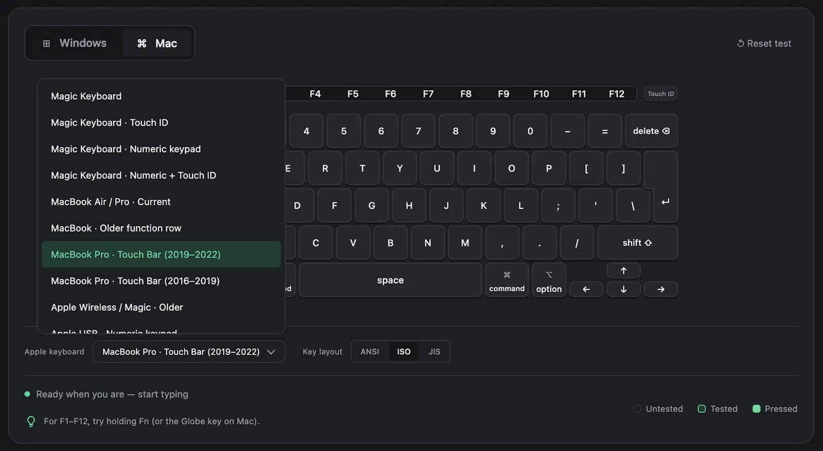 Online Keyboard Tester screenshot 3