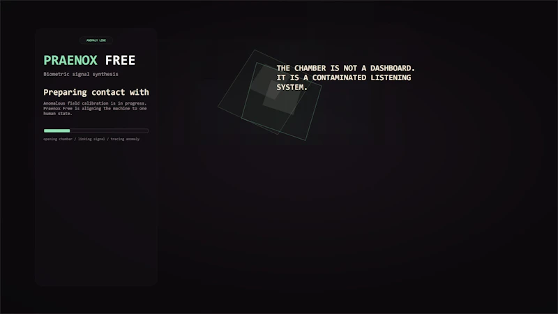 Praenox — Biometric Sound Synthesis screenshot 2