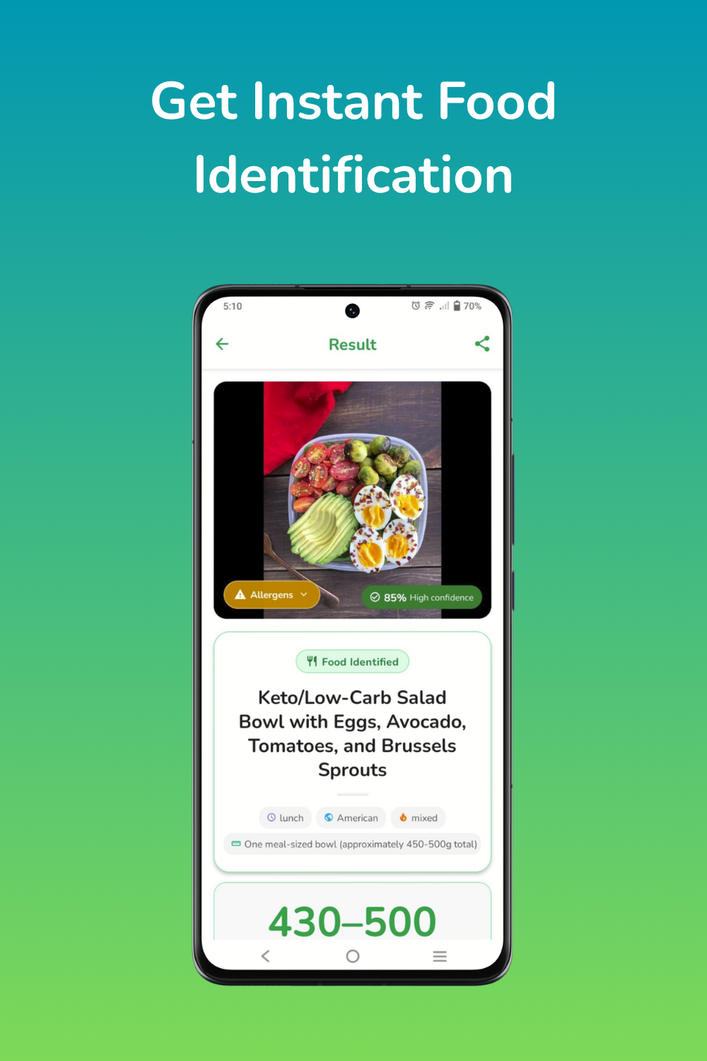 Calorie Identifier AI Scanner gallery image