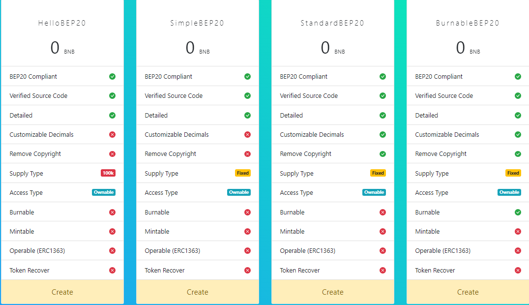 BEP20 Token Generator gallery image