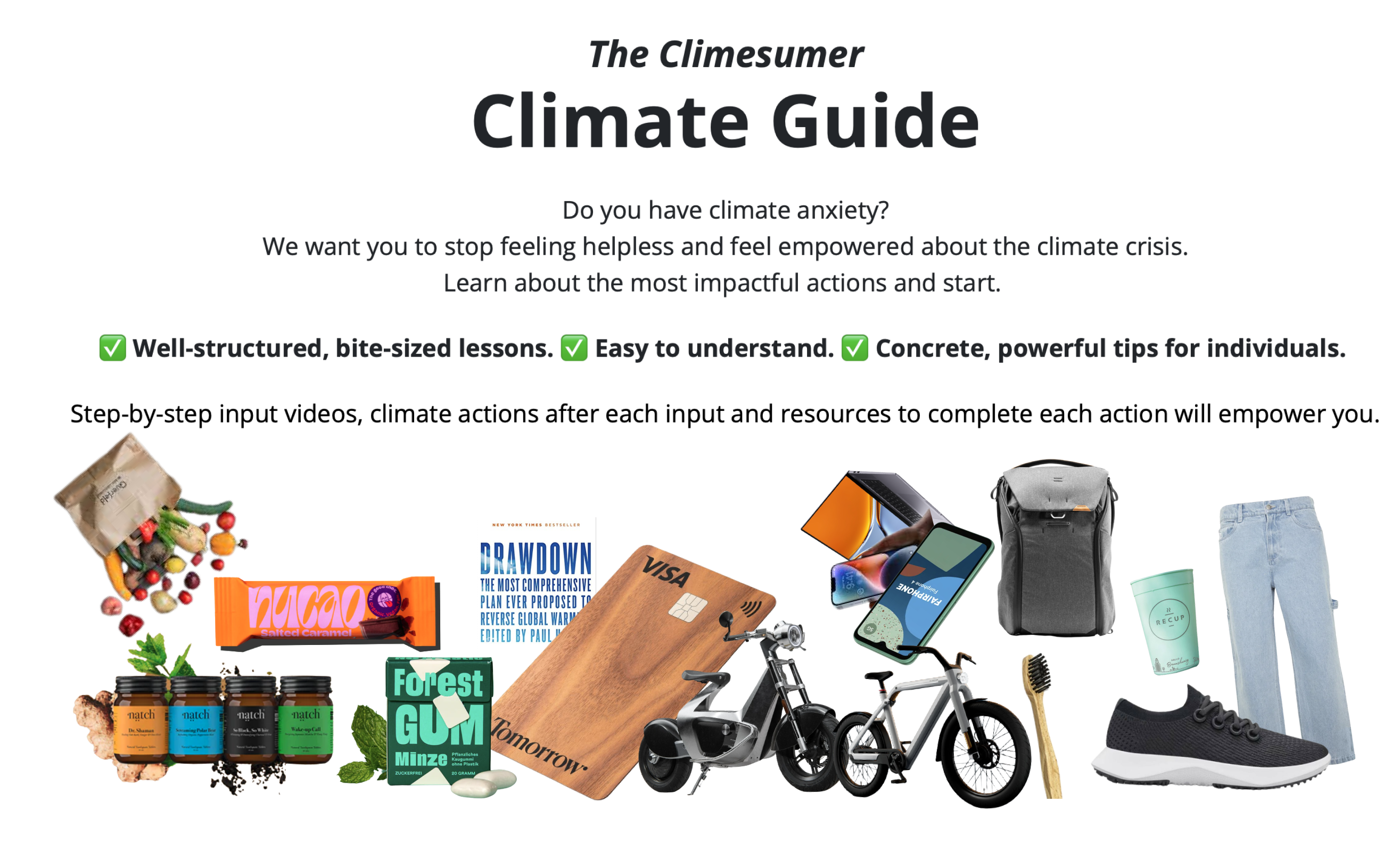 Klimaatactiegids voor individuen - Neem individuele klimaatactie met deze stapsgewijze cursus media 1