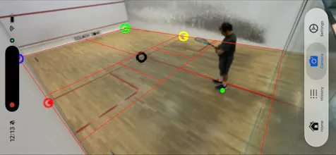 1st camera-enabled squash trainer gallery image
