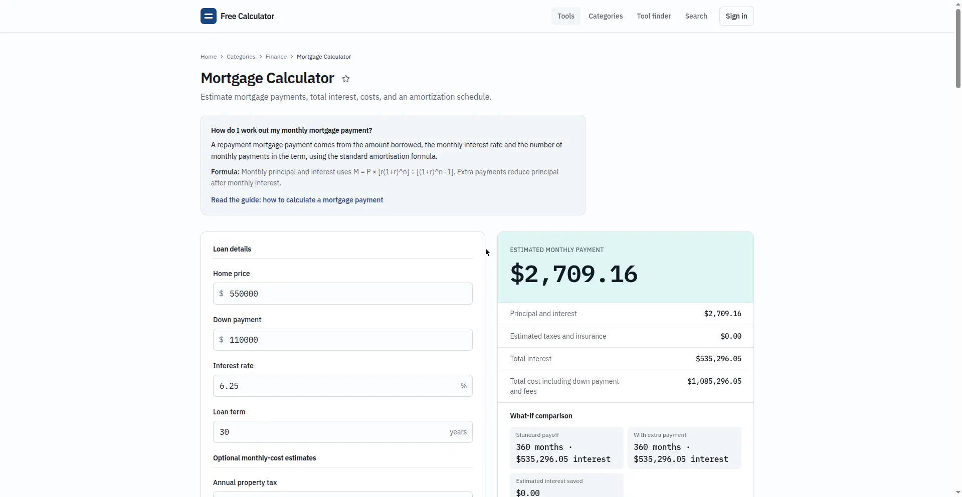 Free Calculator gallery image