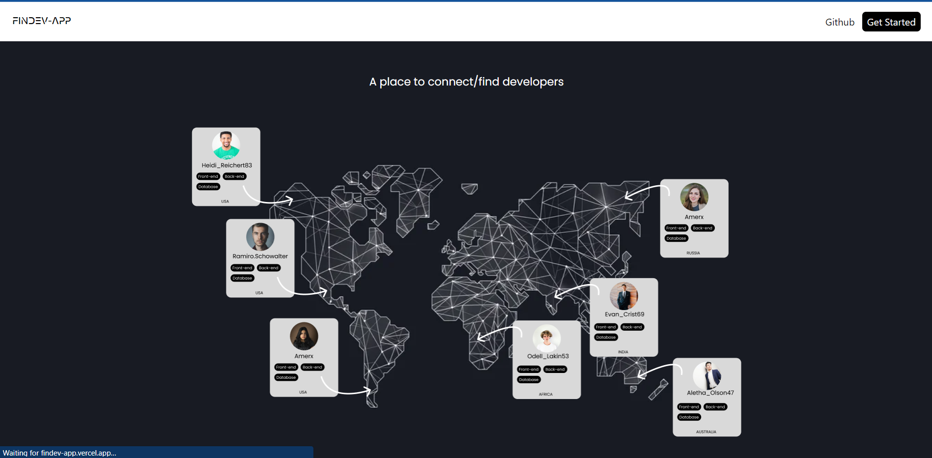 findev-app - 開発者との接続/接続を見つける場所メディア1