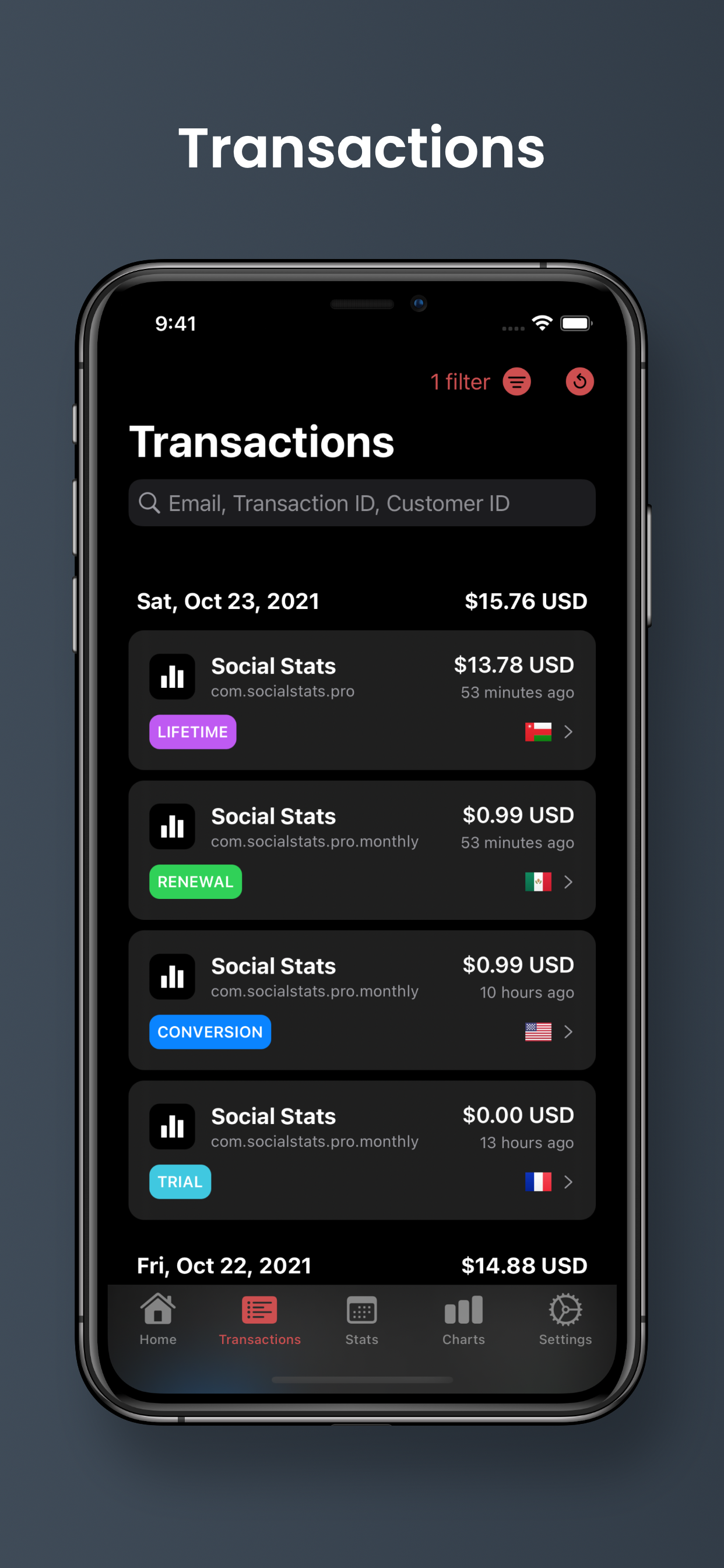 RCReporting: RevenueCat Client gallery image