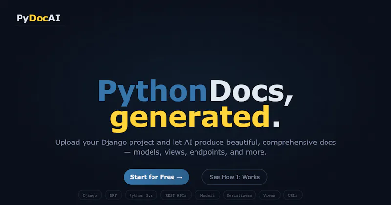 PyDocAI screenshot 1