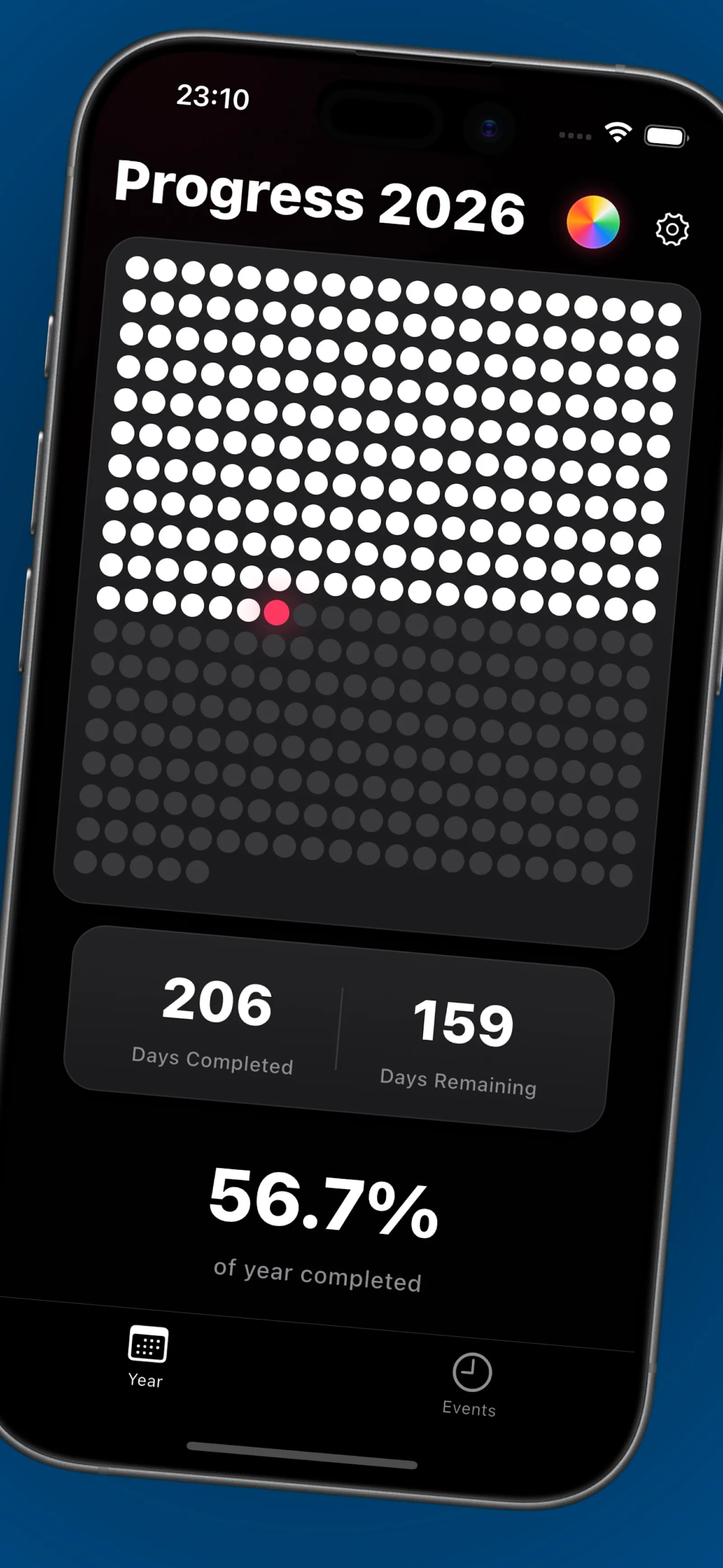 Days Left Year Progress screenshot 1
