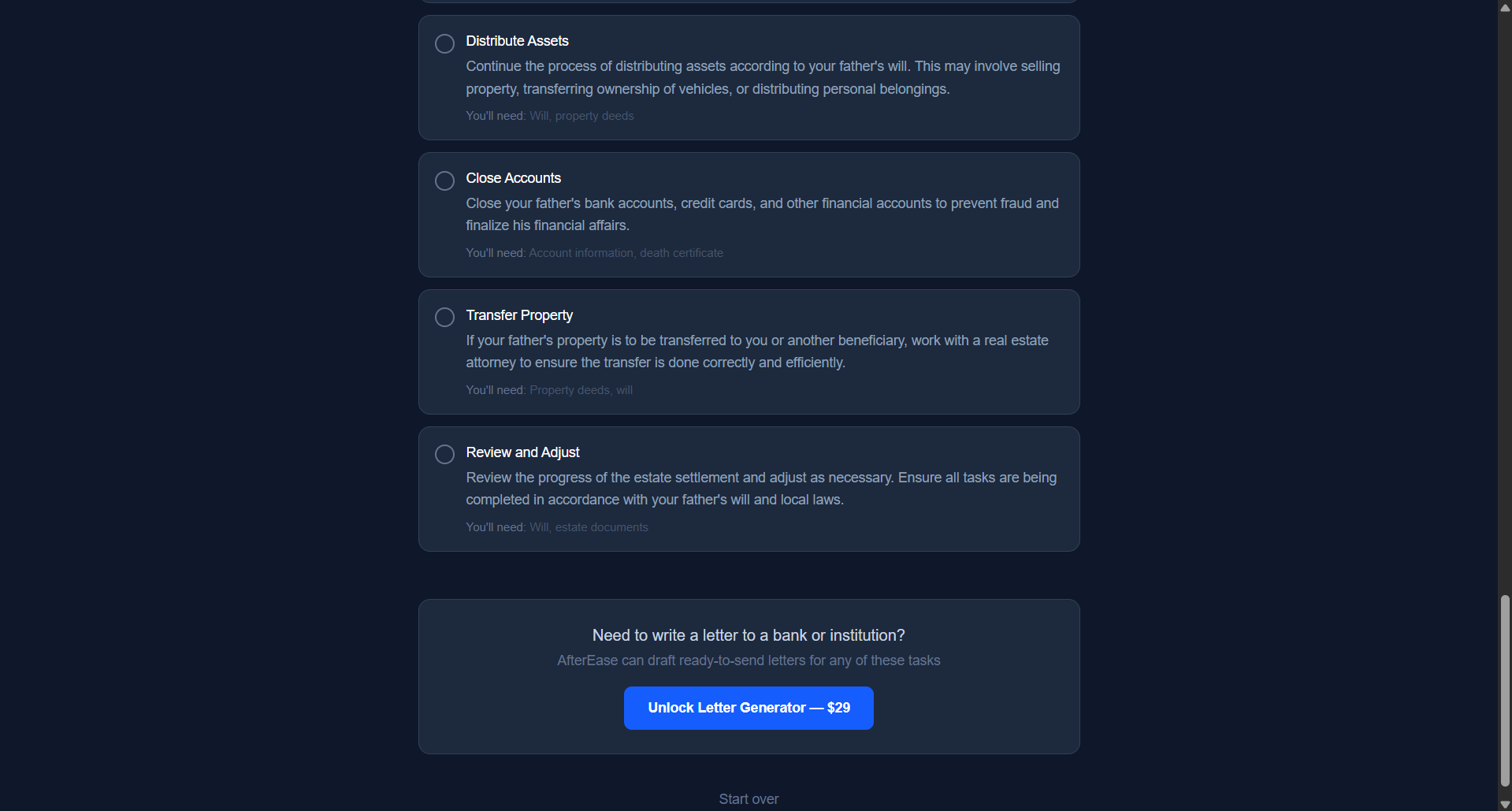 AfterEase - Screenshot 2 showing product features and functionality