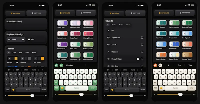 KeyJoy - Mechanical Keyboard Sound screenshot 2