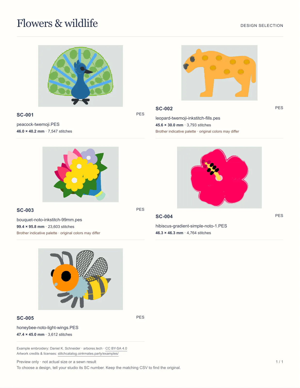 Stitch Catalog gallery image