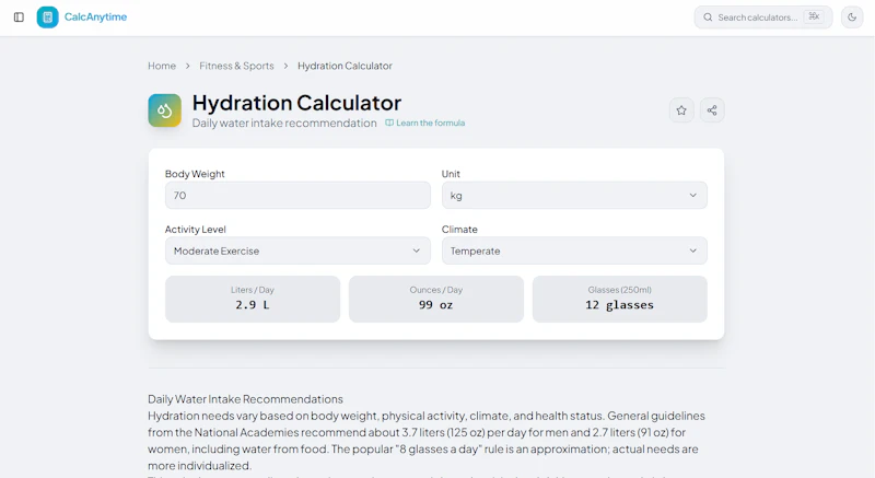 CalcAnytime screenshot 4