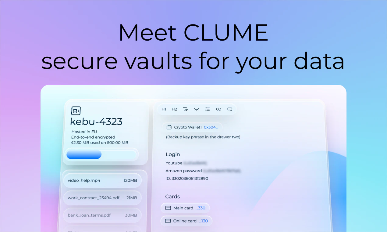 Clume screenshot 1