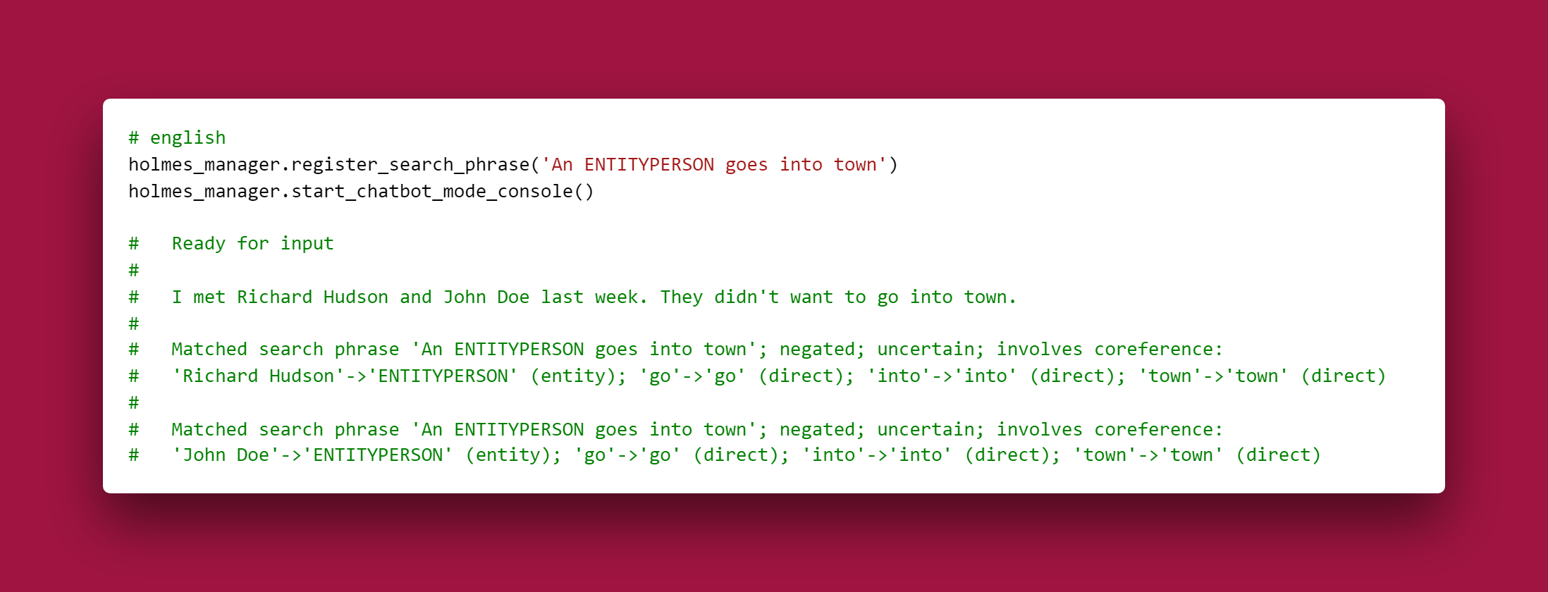 Holmes gallery image