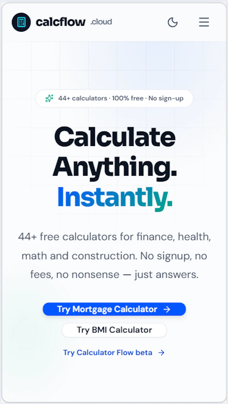 CalcFlow screenshot 3