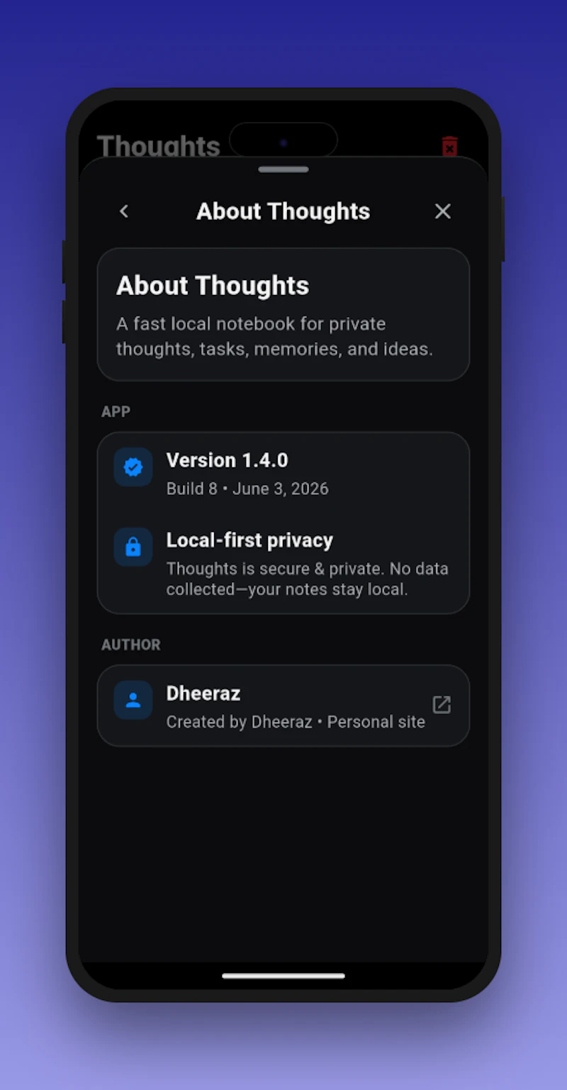 Thoughts screenshot 7