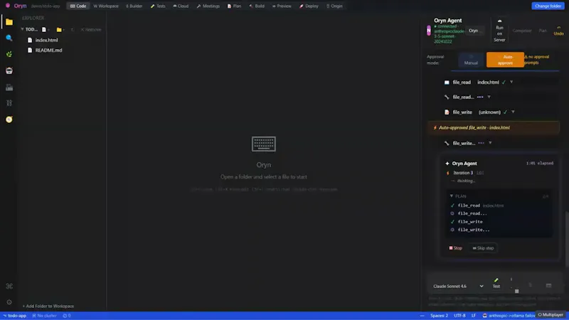 Oryn screenshot 1 (video preview)