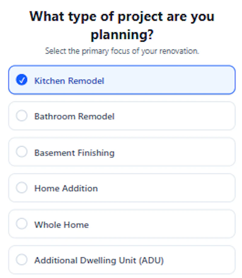 Simplify and Clarify your renovation screenshot 1