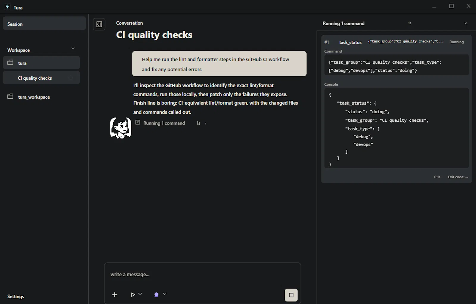 Tura screenshot 1