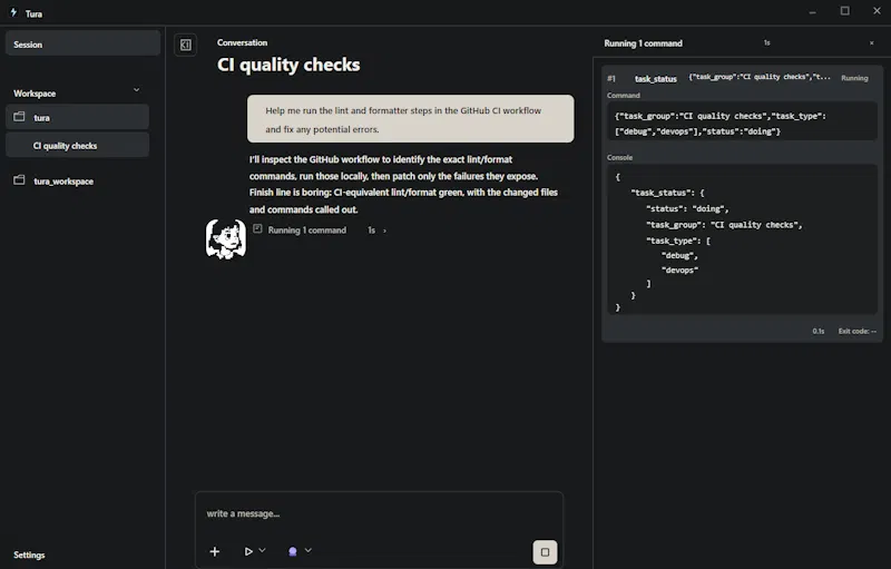 Tura screenshot 1