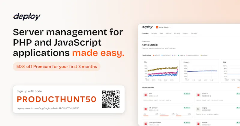 Vimonto Deploy screenshot 3