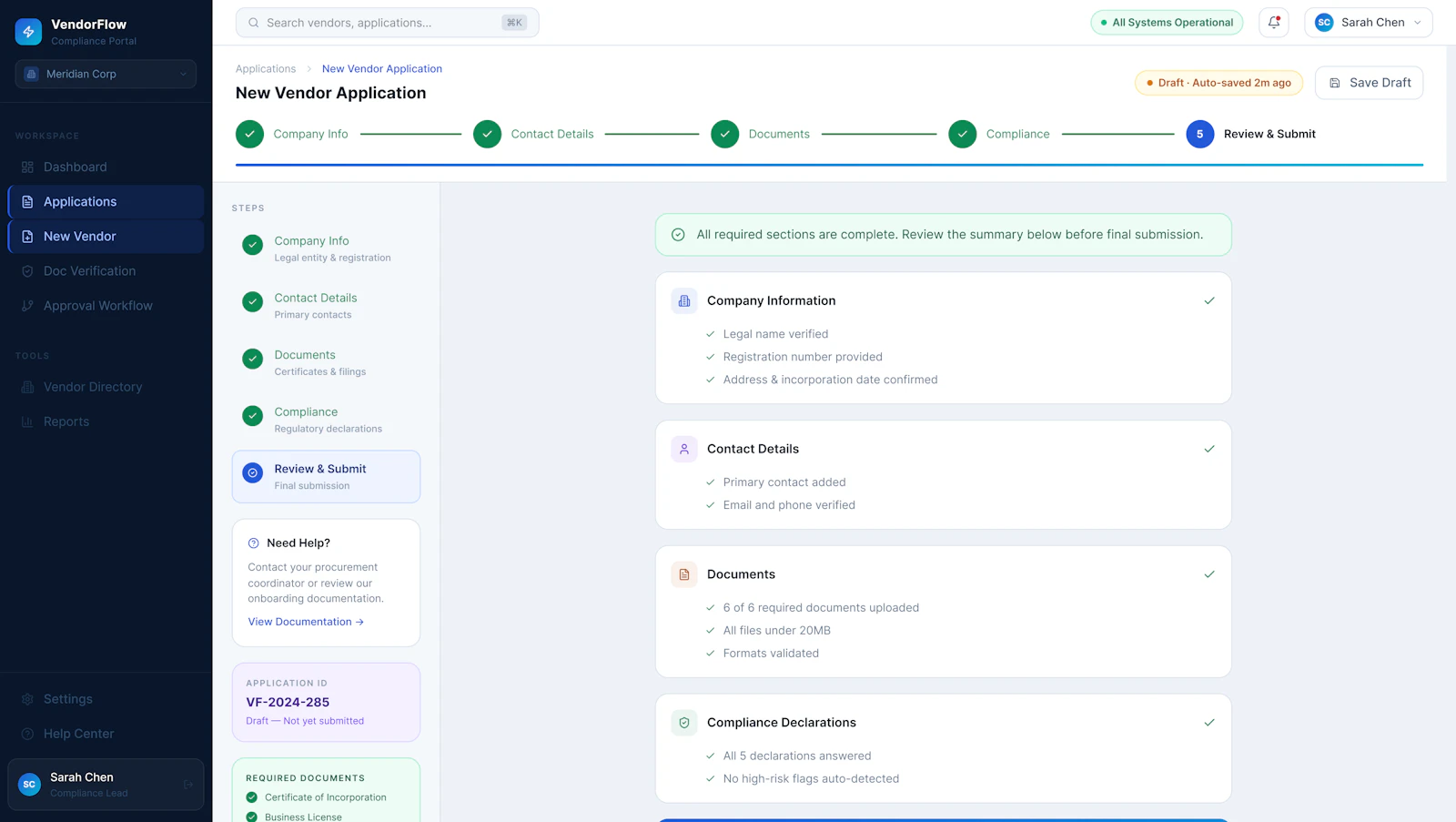 VendorFlow screenshot 7