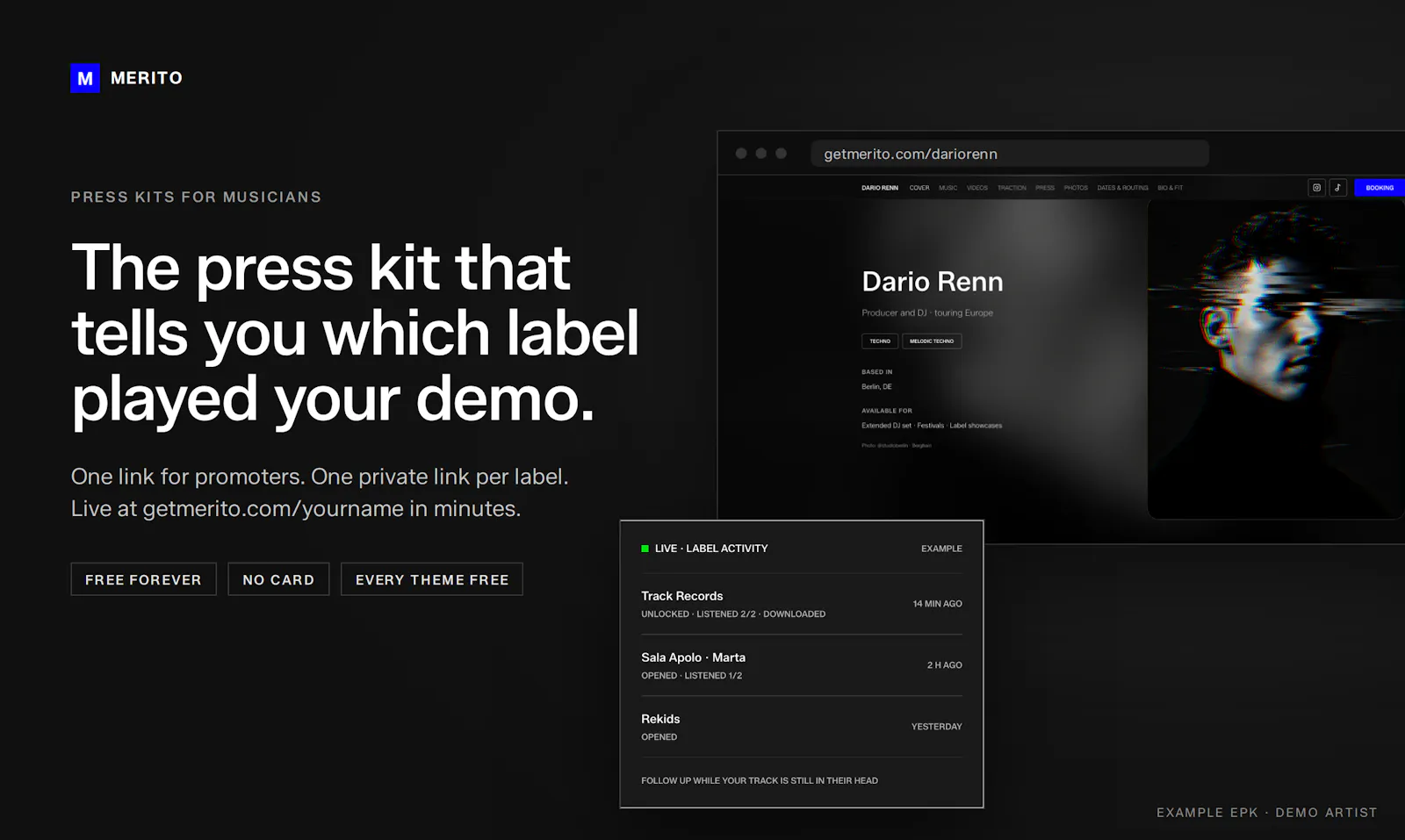 MERITO screenshot 1