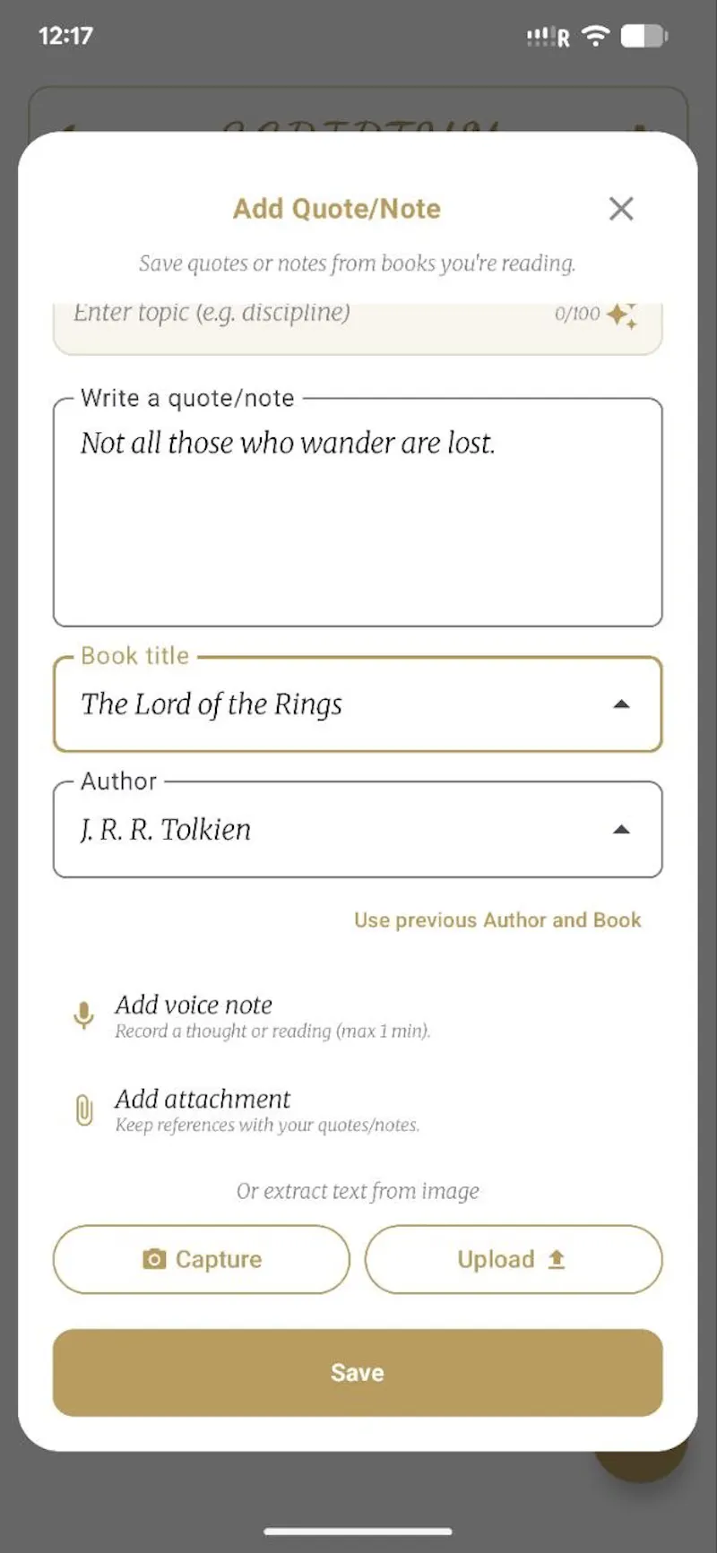 Scriptum: Quotes & Notes screenshot 5