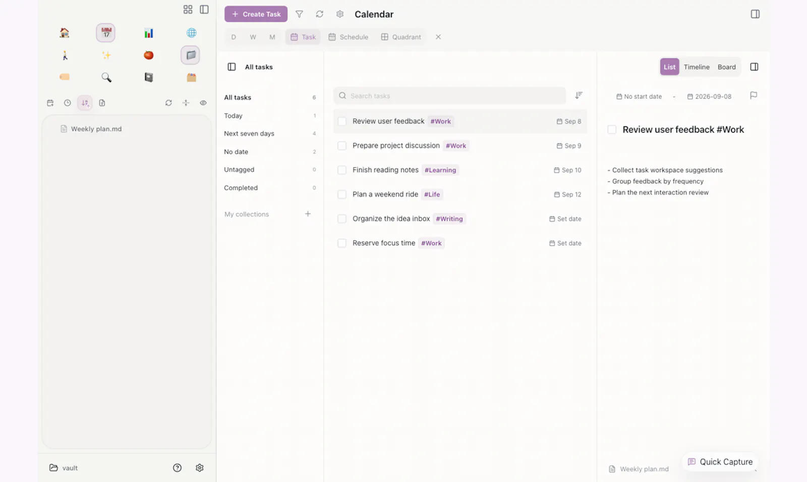 Aino LifeOS screenshot 2