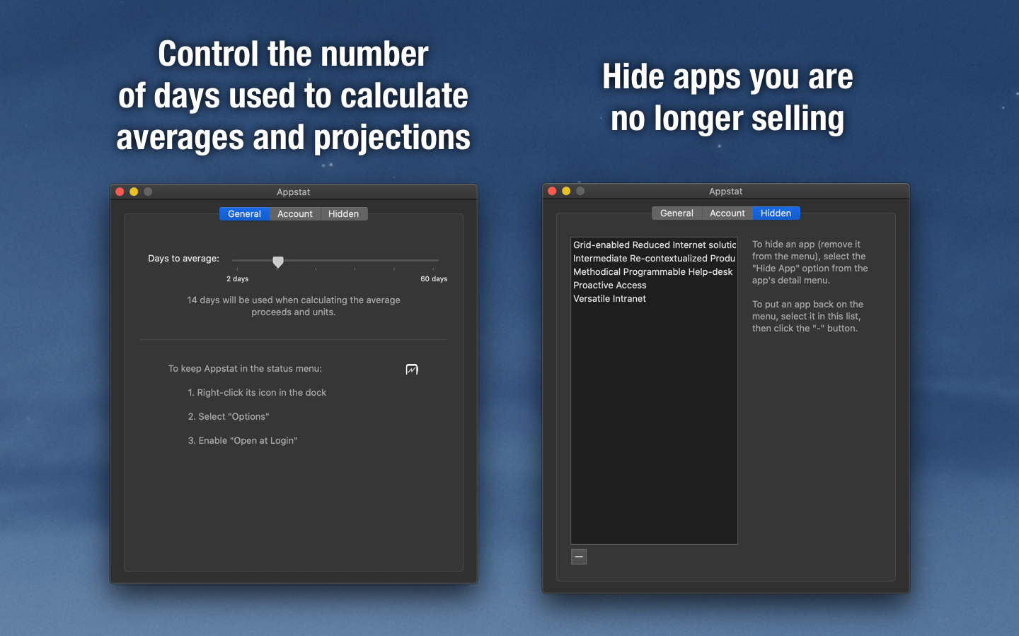 Appstat gallery image