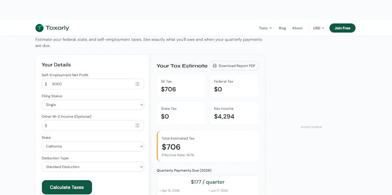 Taxorly screenshot 3