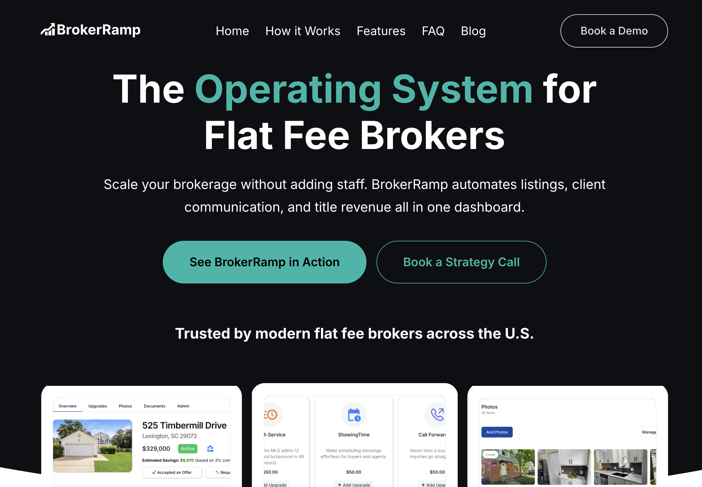 BrokerRamp - Main product screenshot demonstrating key features and user interface