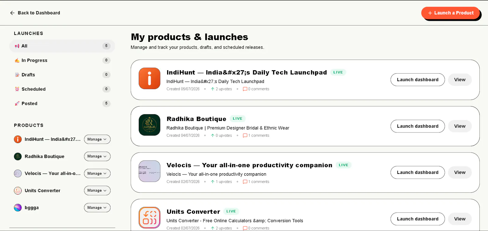 IndiHunt — India's Daily Tech Launchpad screenshot 6