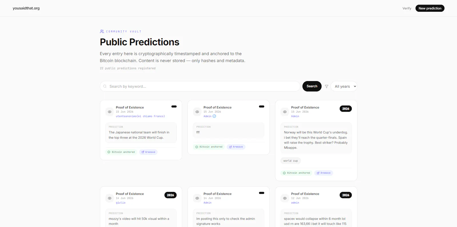 yousaidthat.org screenshot 3