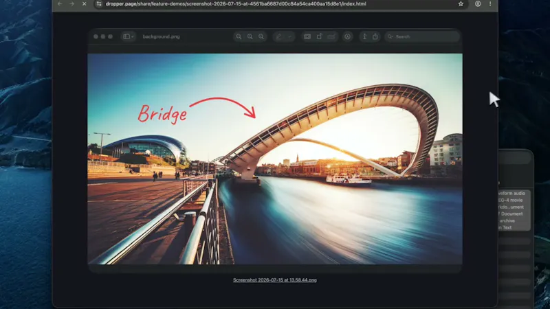 Dropper screenshot 1 (video preview)